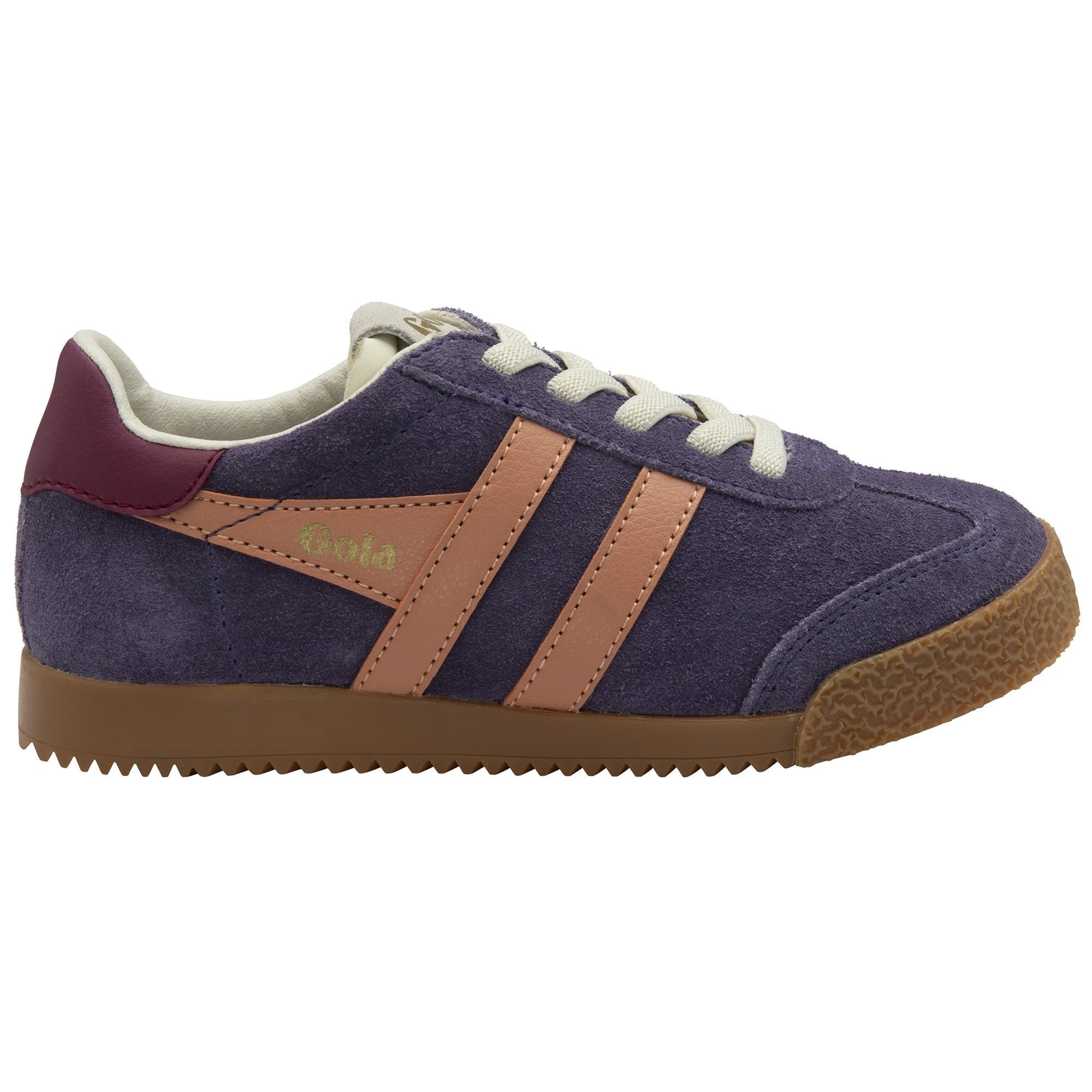 Gola Classics Kids' Elan Sneakers - Plum/Terracotta/Cerise