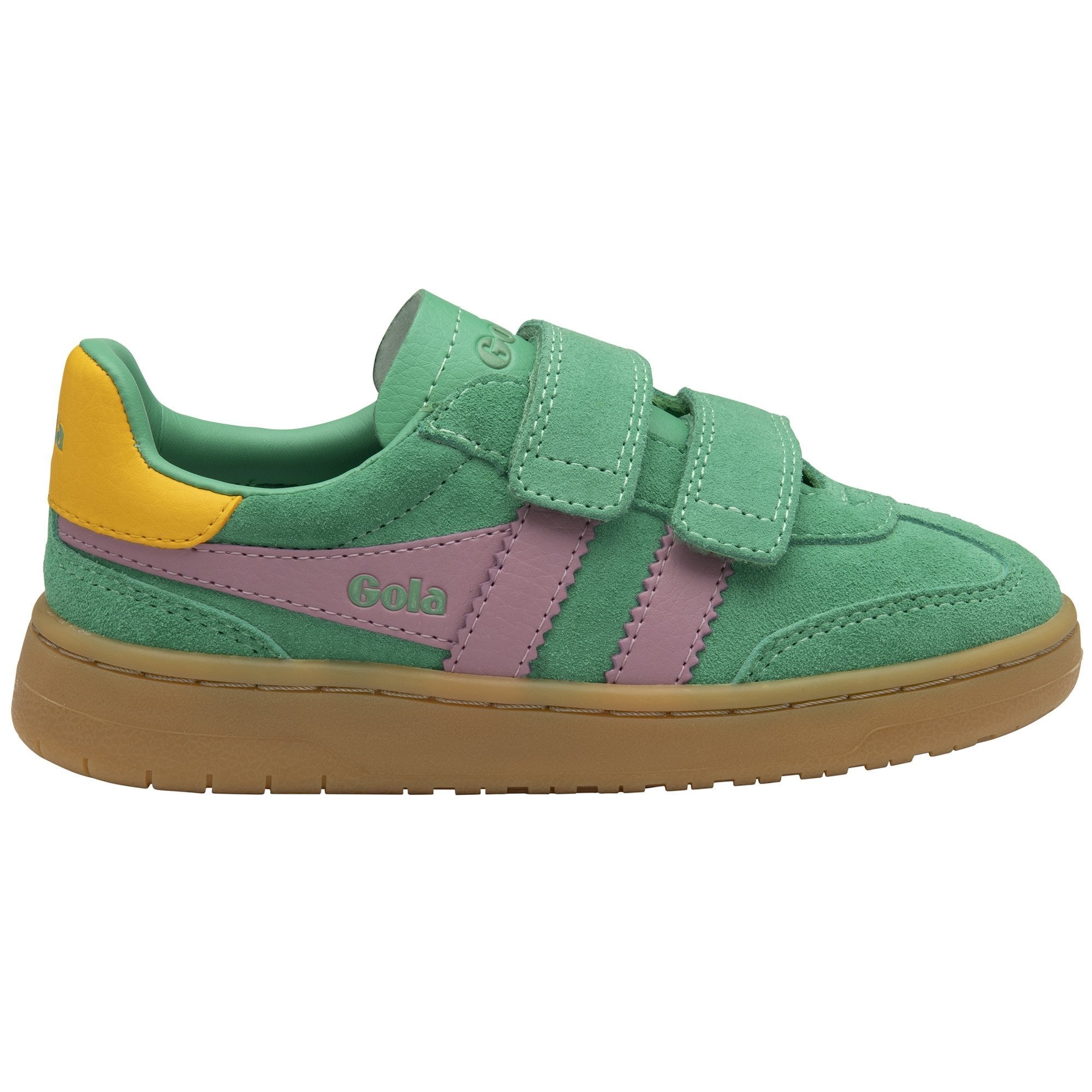 Gola Classics Kids' Viper Strap Sneakers - Jade/Candy/Sun/Gum