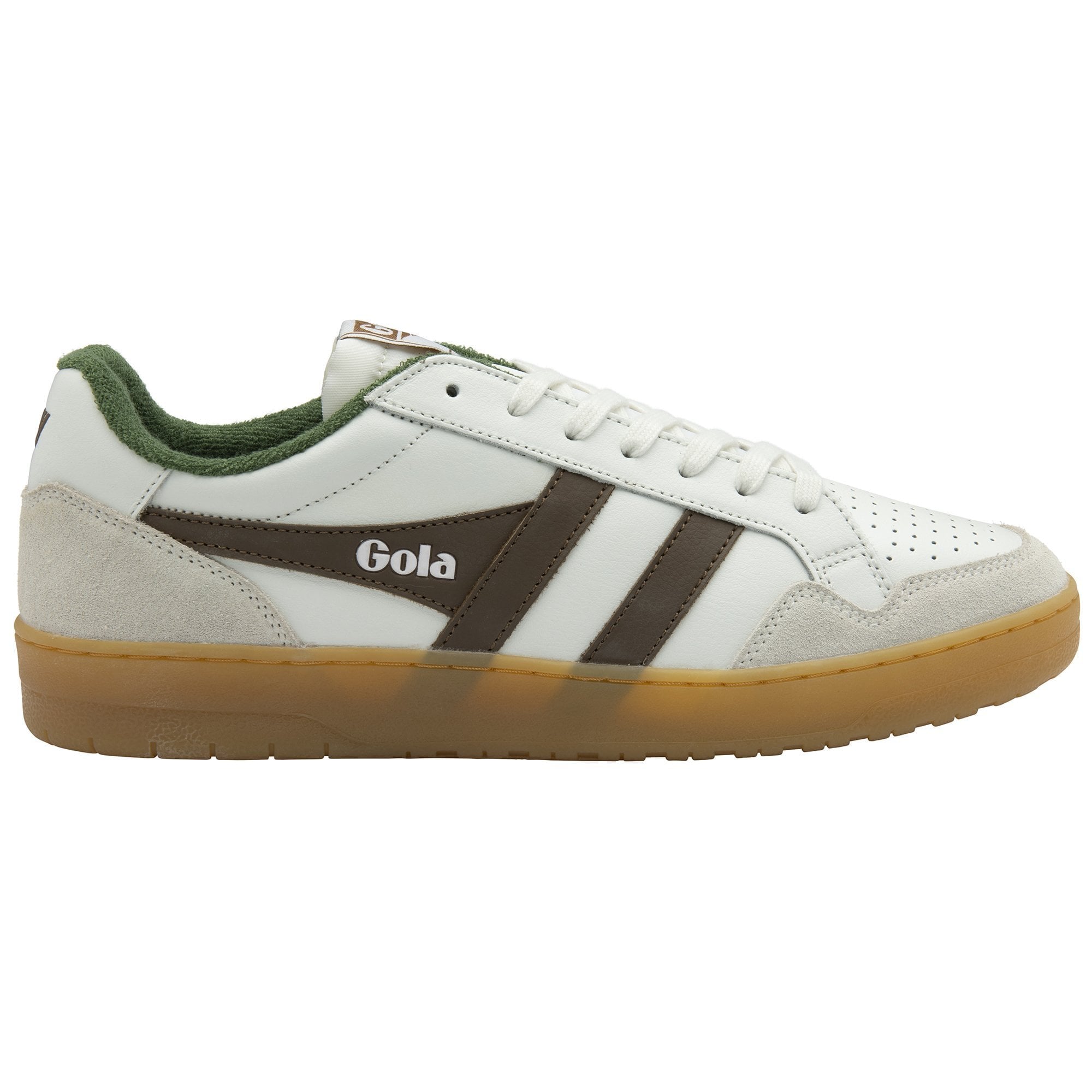 Gola Classics Men's Eagle '86 Sneakers - White/Otter/Evergreen/Gum