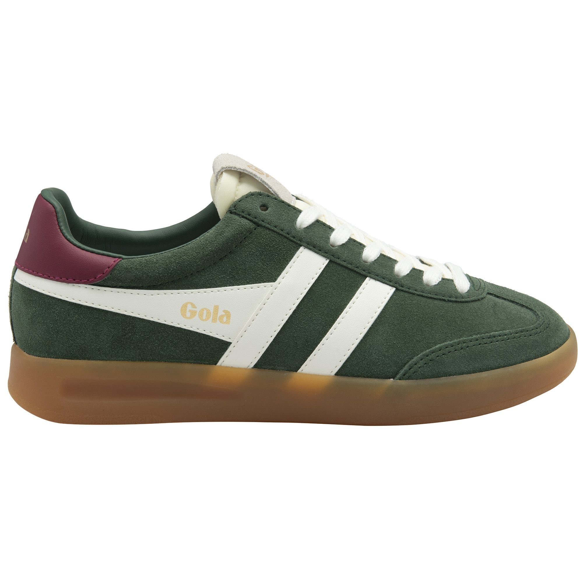 Gola Classics Women's Cyclone Sneakers - Evergreen/Off White/Cerise/Gum