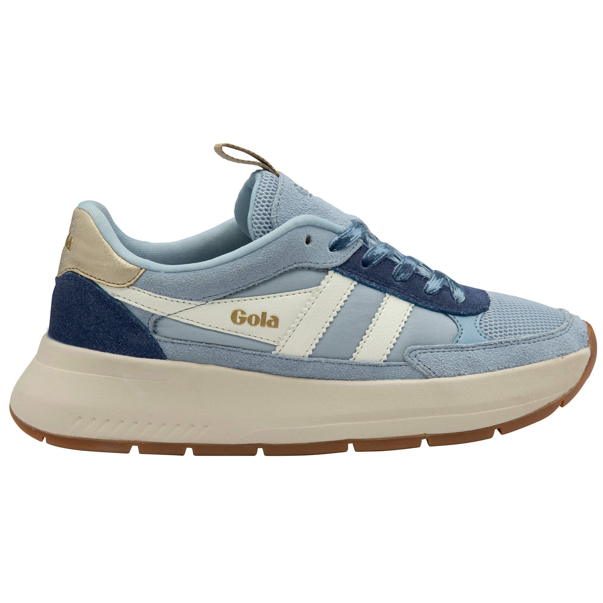 Gola Classics Women's Phoenix Sneakers - Air/Moonlight/Gold